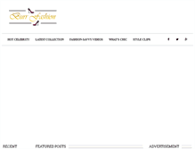 Tablet Screenshot of burrfashion.com